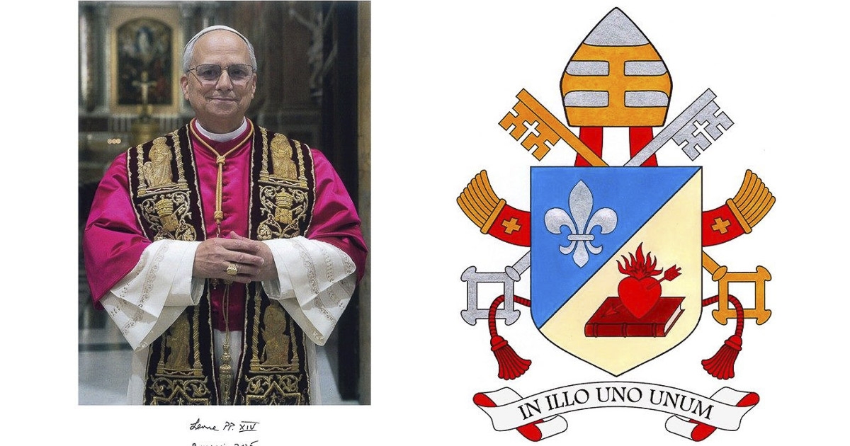 Bemutatták XIV. Leó pápa címerét és jelmondatát